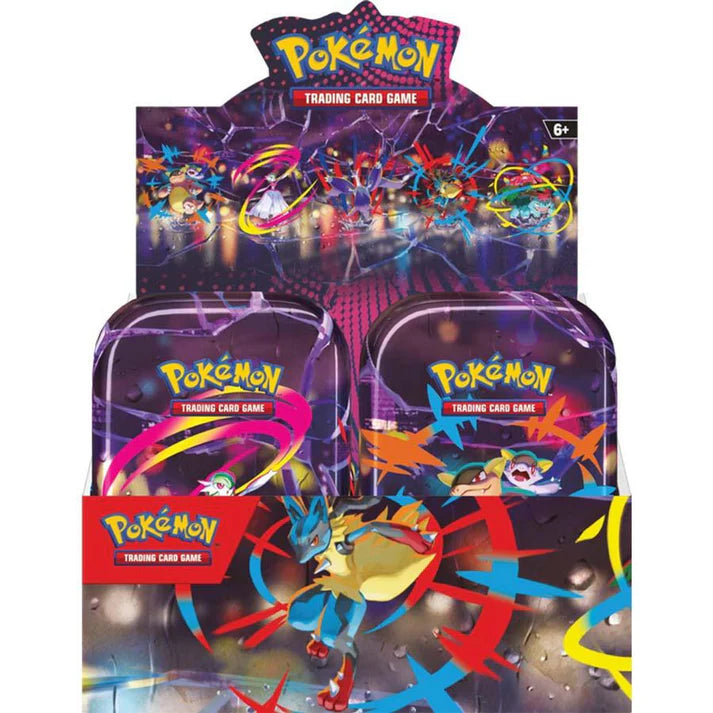 Pokémon TCG Mega Heroes Mini Tin Display